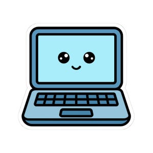 Laptop Computer Sticker - Etsy