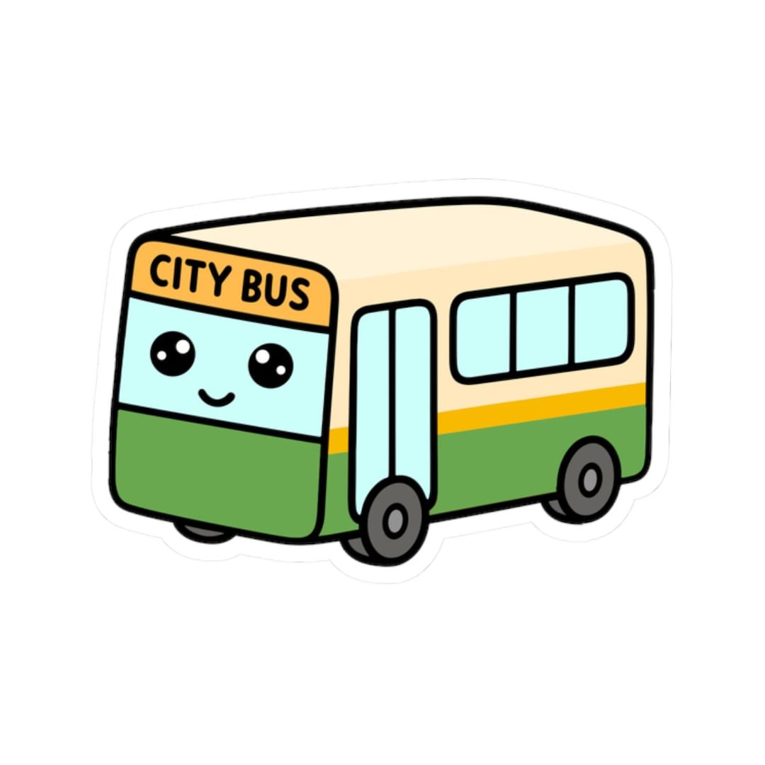 City Bus Sticker - Etsy