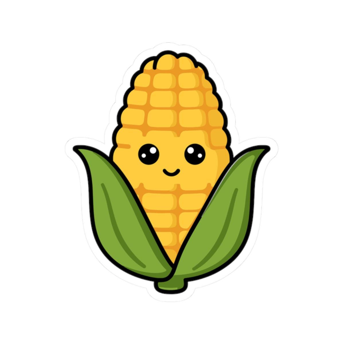 Corn Sticker - Etsy