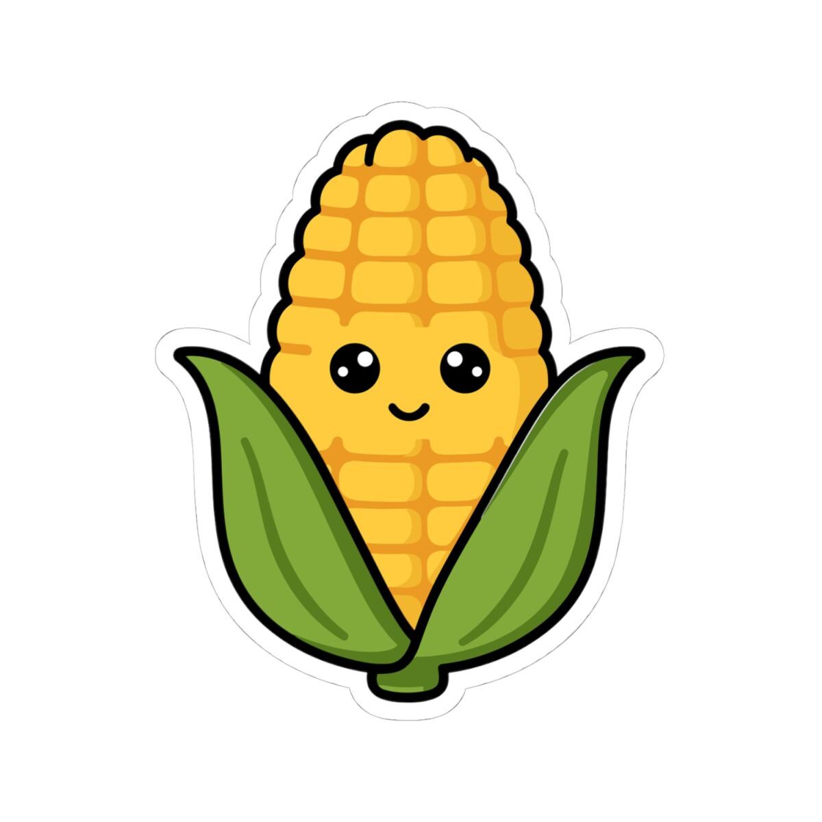 Buttered Corn Sticker Corn Sticker - Etsy