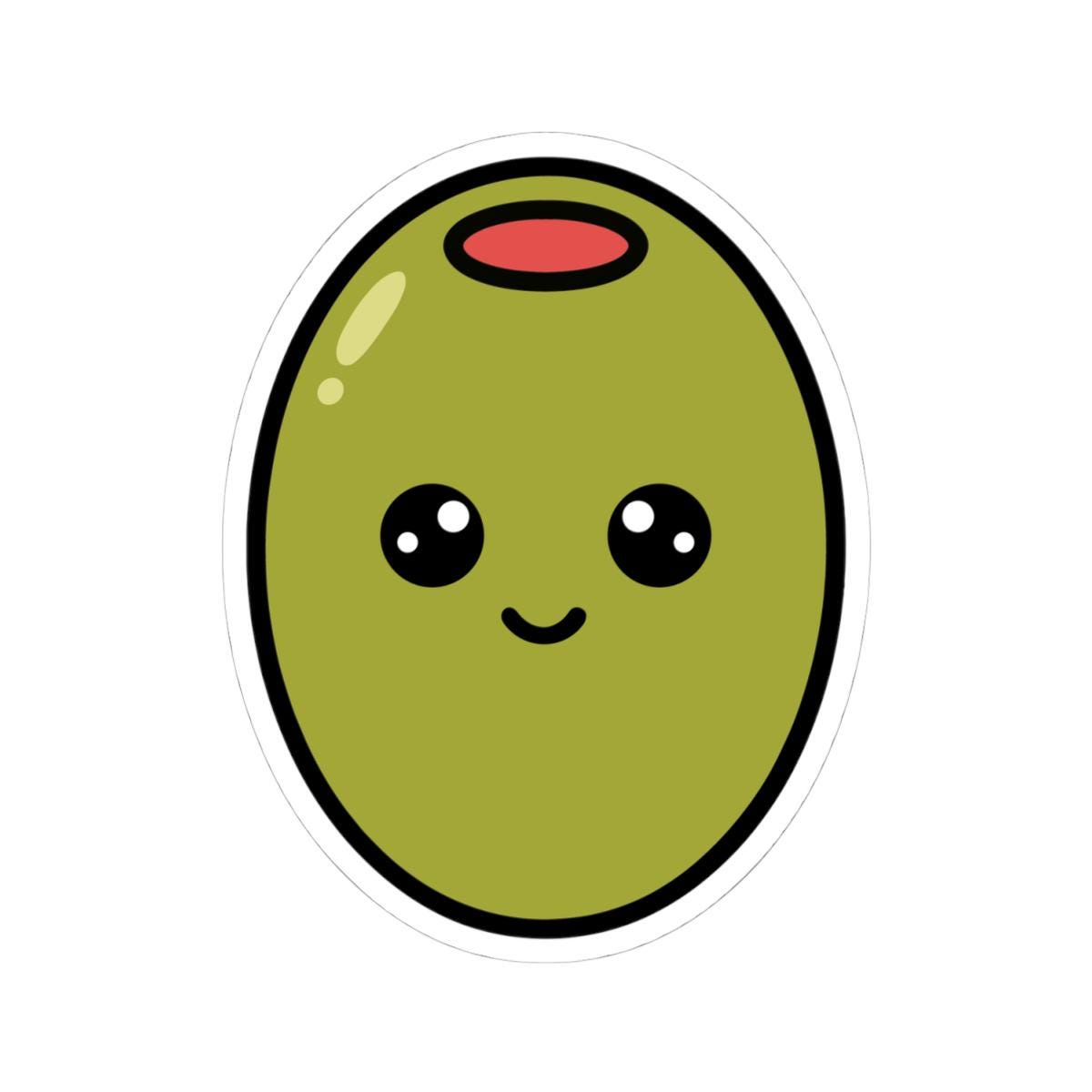 Green Olive Sticker - Etsy