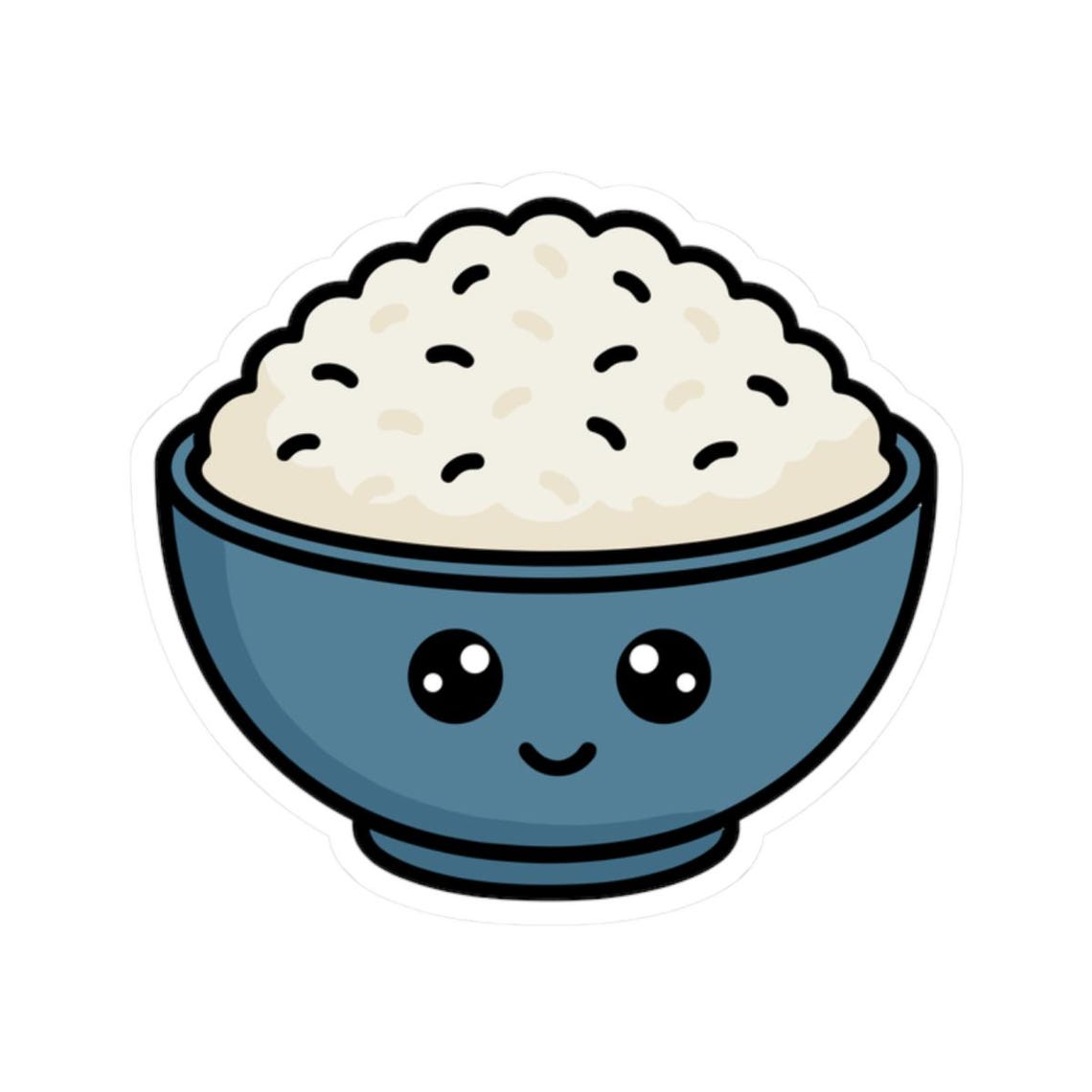 Sticker Rice Cs Bowl of Rice Sticker - Etsy