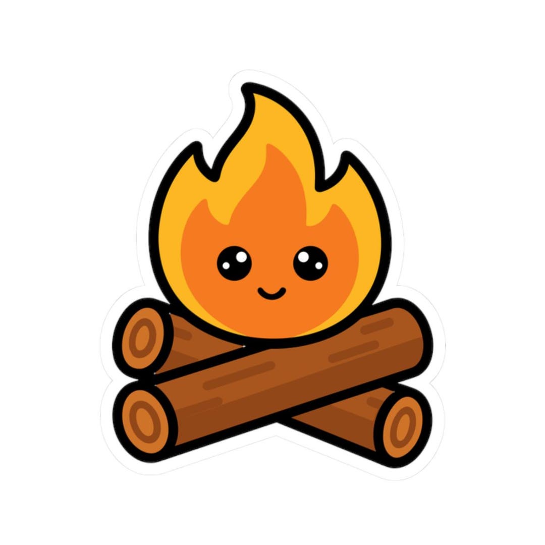 Campfire Sticker - Etsy