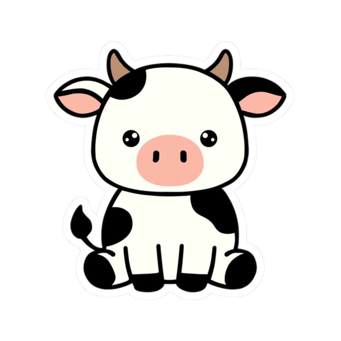 Cow Sticker - Etsy