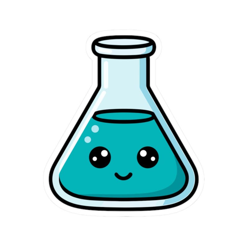 Beaker Sticker - Etsy