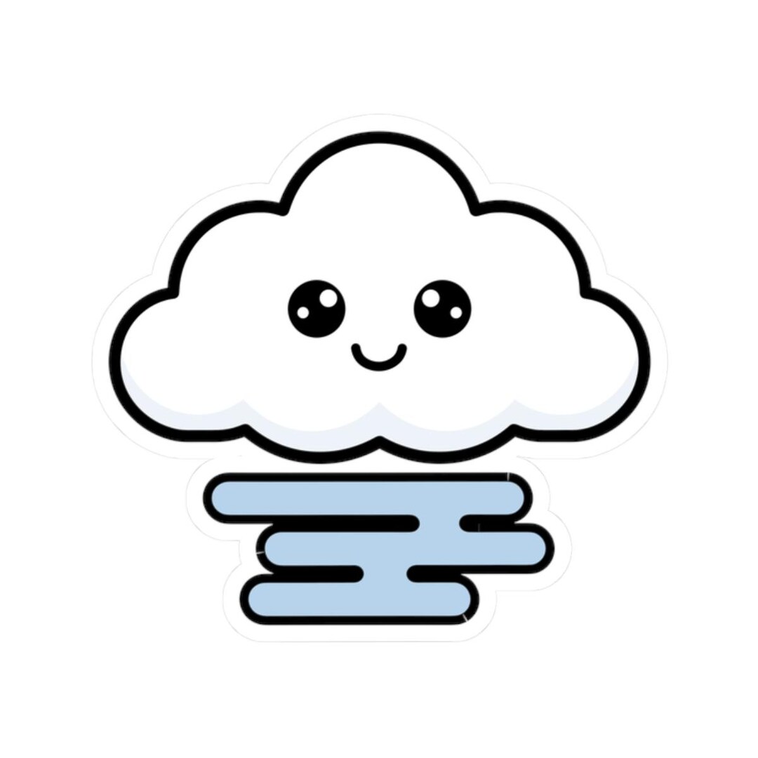 Cloud & Fog Sticker - Etsy