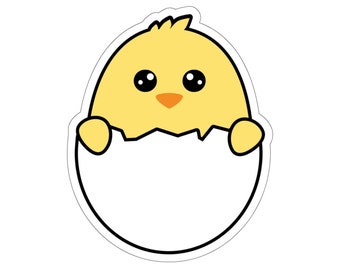 Baby Chick Stickers | Etsy
