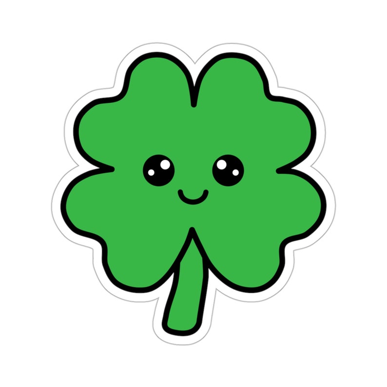 Four Leaf Clover Sticker image 1