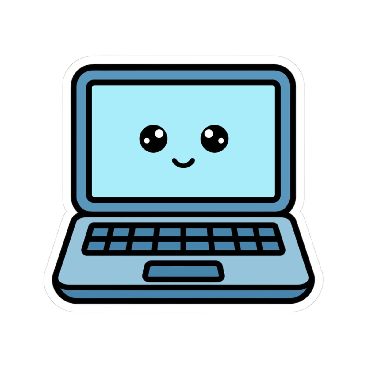 Computer Monitor Soft Toy Sticker Laptop Computer Sticker - Etsy