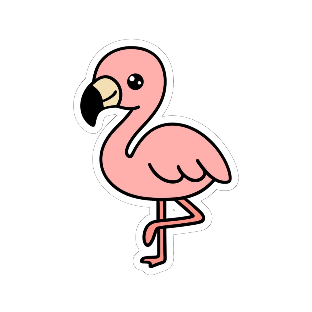 Flamingo Sticker - Etsy