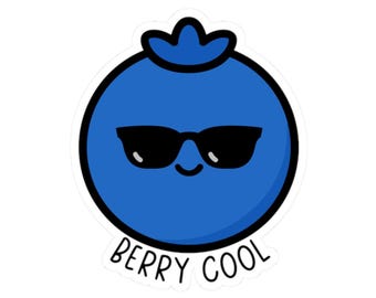 Berry Cool Blueberry Sticker