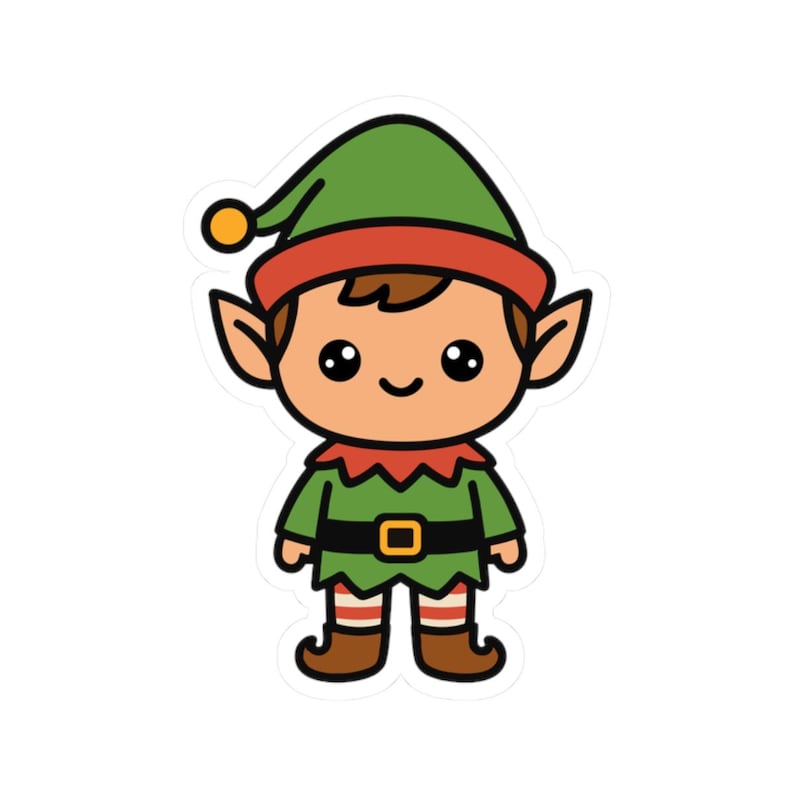Elf Sticker - Etsy