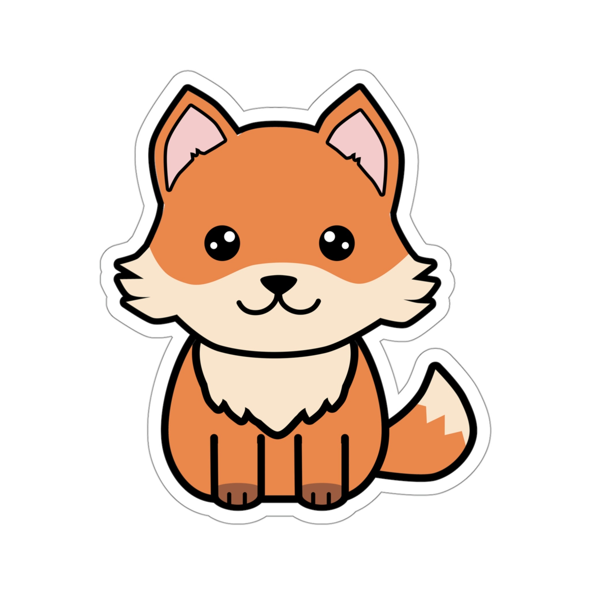 Fox Sticker - Etsy