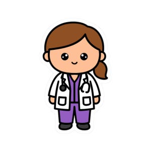 Nurse Doctor Healthcare Sticker