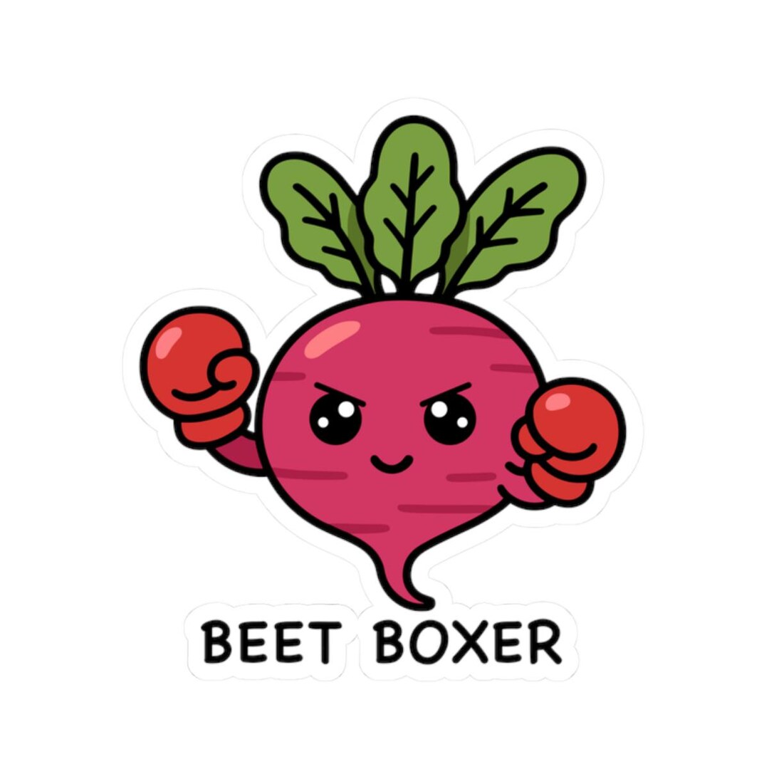 Beet Boxer Sticker - Etsy
