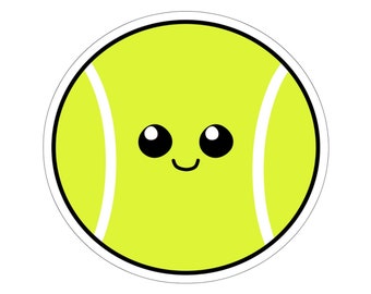 Pegatina de pelota de tenis