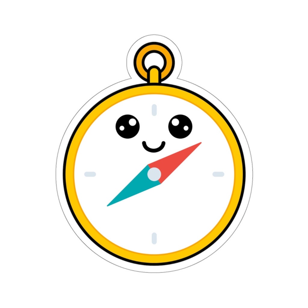 Compass Sticker - Etsy