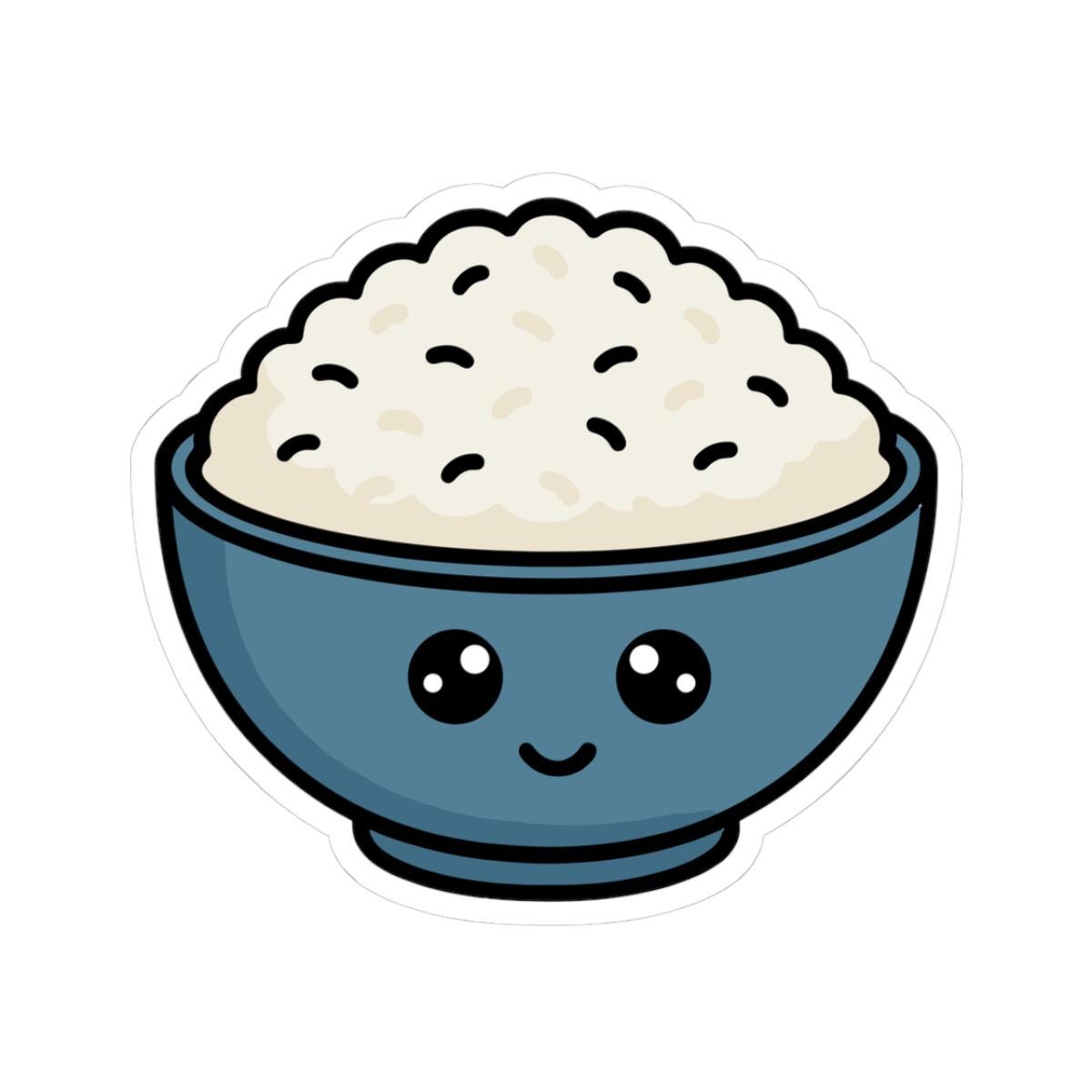 Gobi Rice Sticker Bowl of Rice Sticker - Etsy