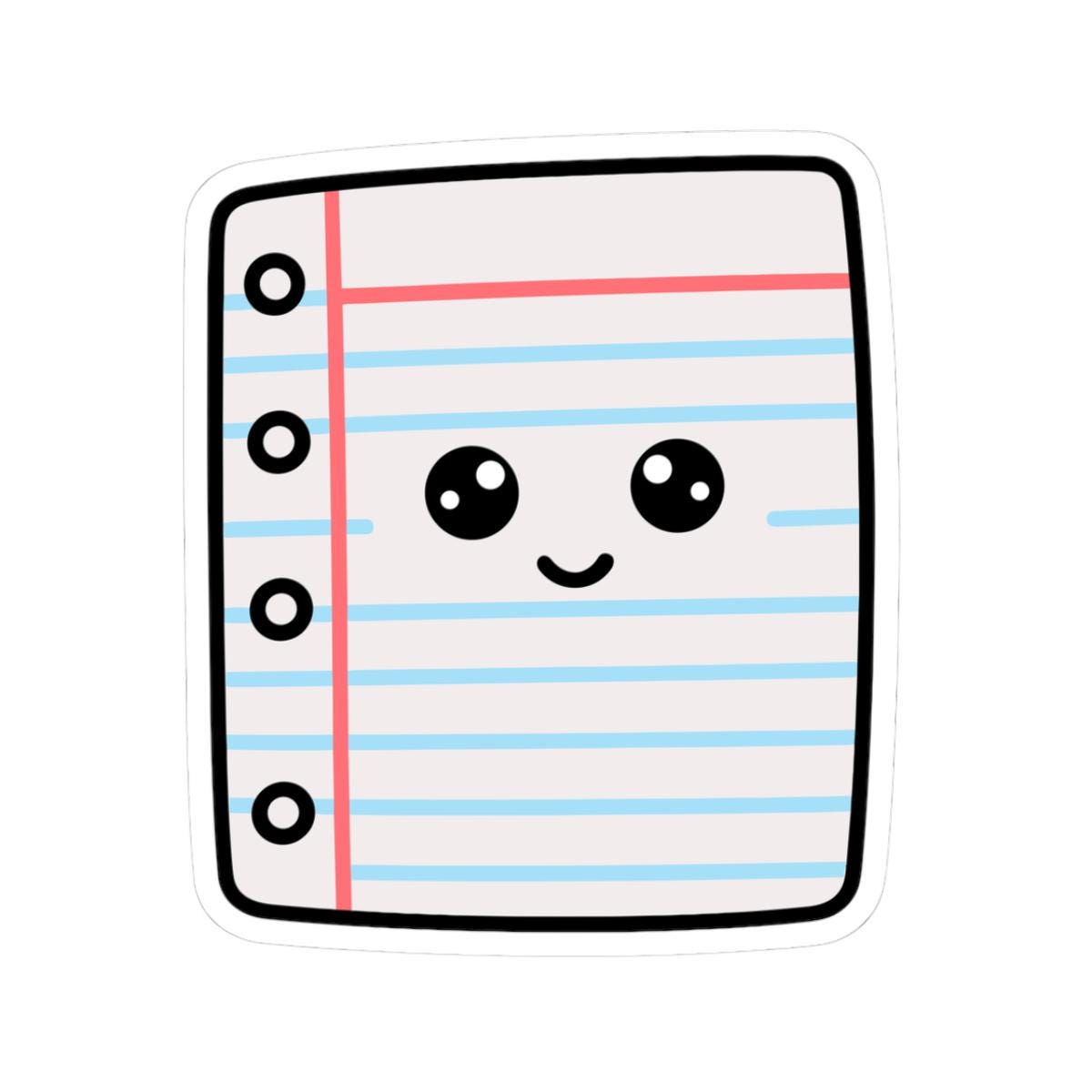 Notebook Paper Rings Sticker Notebook Paper Sticker - Etsy