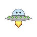 UFO Sticker - Etsy
