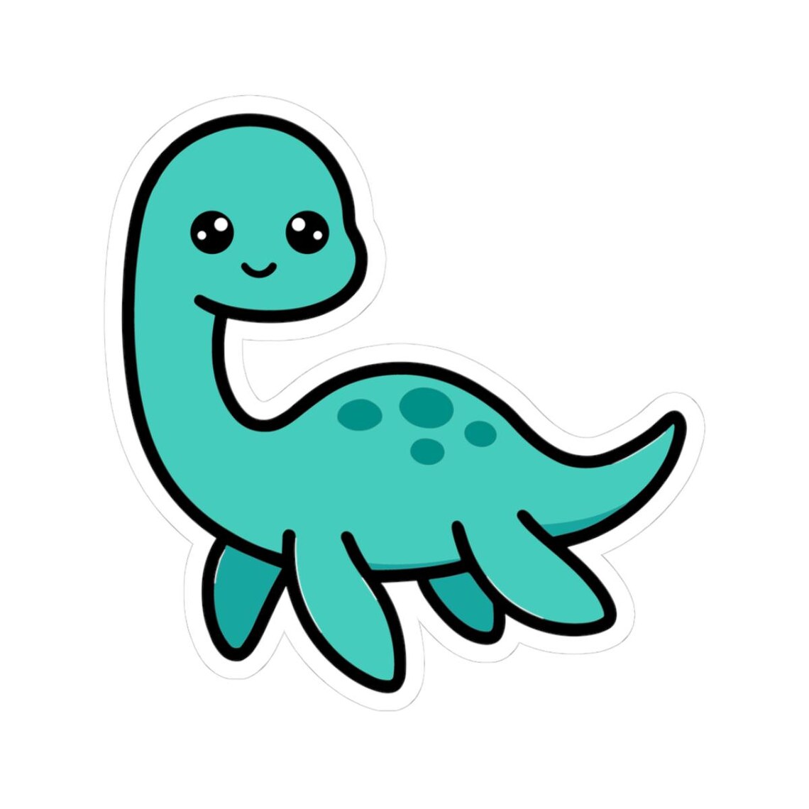 Plesiosaurus Dino Sticker - Etsy