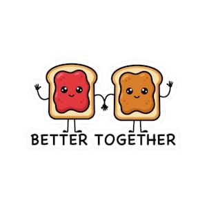 Peanut Butter & Jelly Sticker