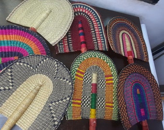 15 pieces Bolga Fan, Bohemian wall decor, Tribal Fan from Ghana Wholesale order