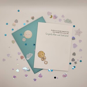 Allaccia le cinture e preparati per il miglior cambiamento di sempre nella tua vita. Congratulazioni a mamma e futuro papà!