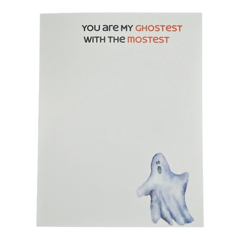 You Are My Ghostest With the Mostest Card - Etsy