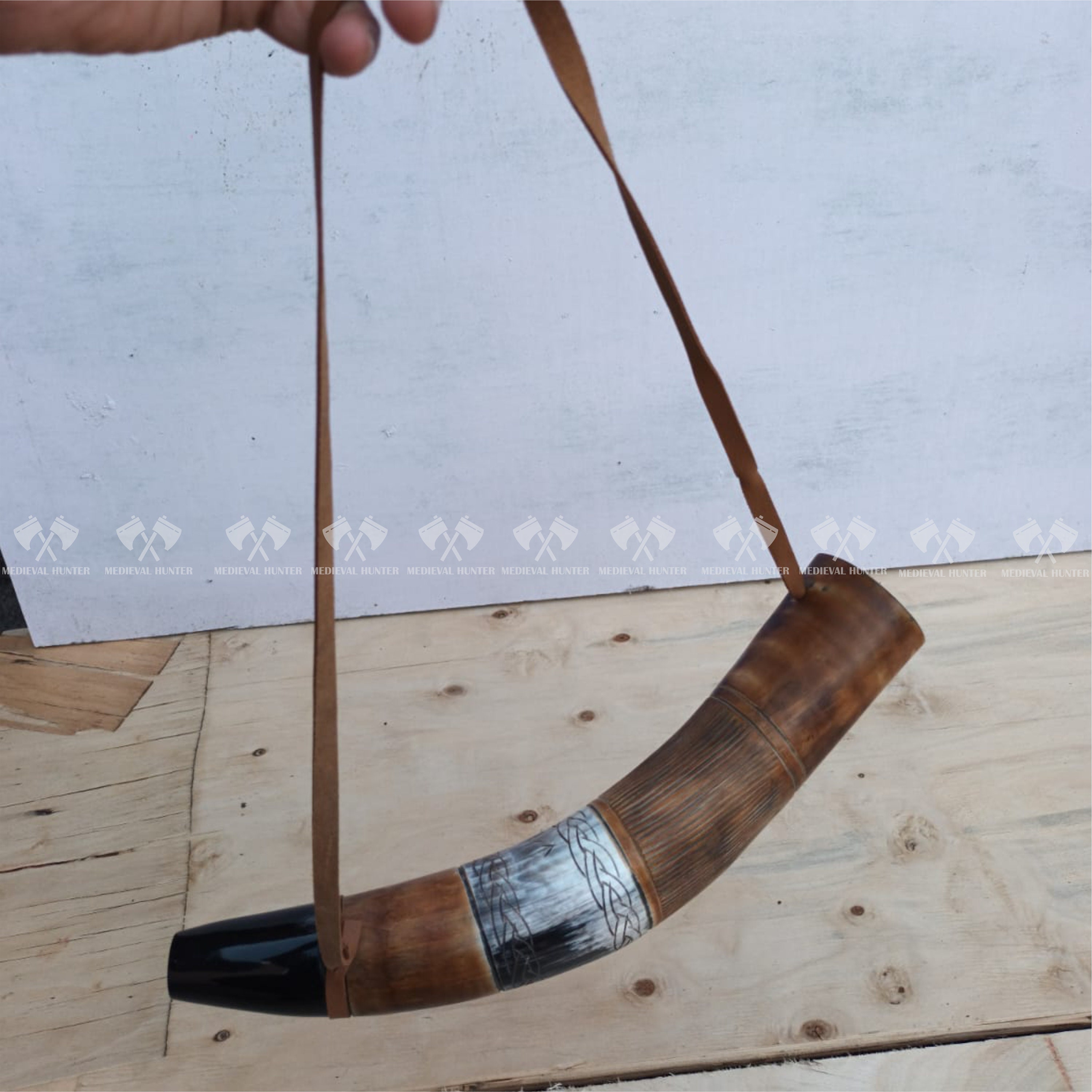 Viking War Horn Medieval Carnyx Ancient Hunting Tool & Norse Musical ...