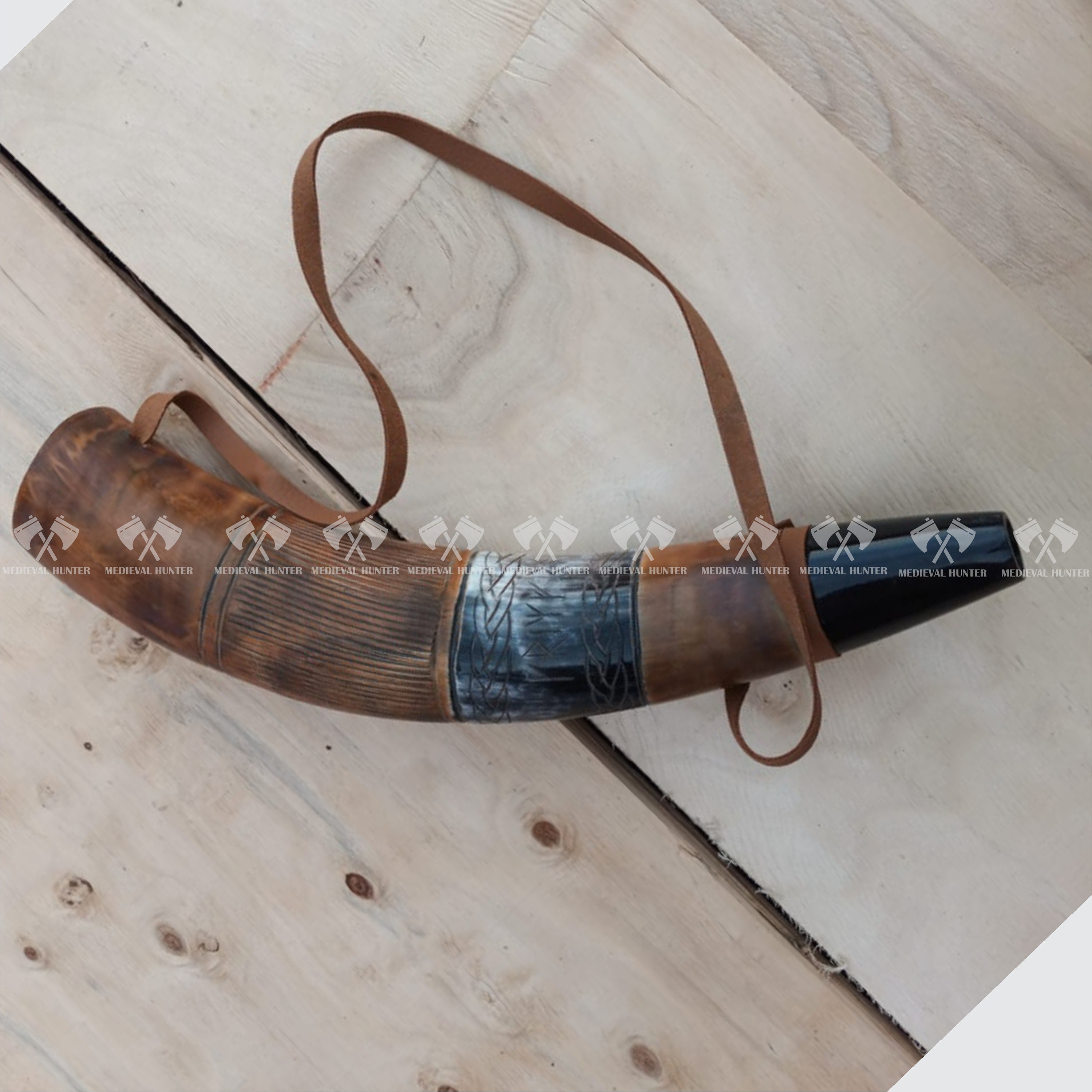 Viking War Horn Medieval Carnyx Ancient Hunting Tool & Norse Musical ...