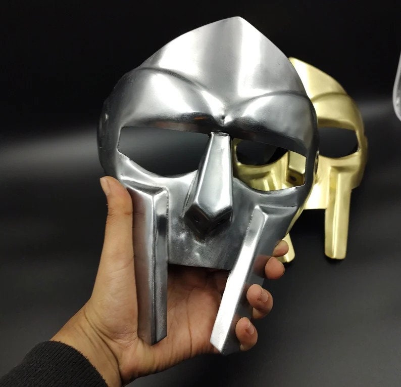 MF DOOM Maske Verrückter Bösewicht Mild Steel Face Armor ...