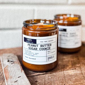 Peanut Butter Sugar Cookie Wood Wick Candle or Melts