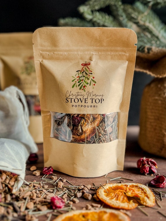 Christmas Morning Stovetop Potpourri | Cinnamon, Orange, Pine & Cranberry Simmer Mix