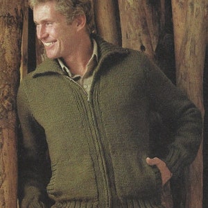 Knit Zip up Jacket Etsy