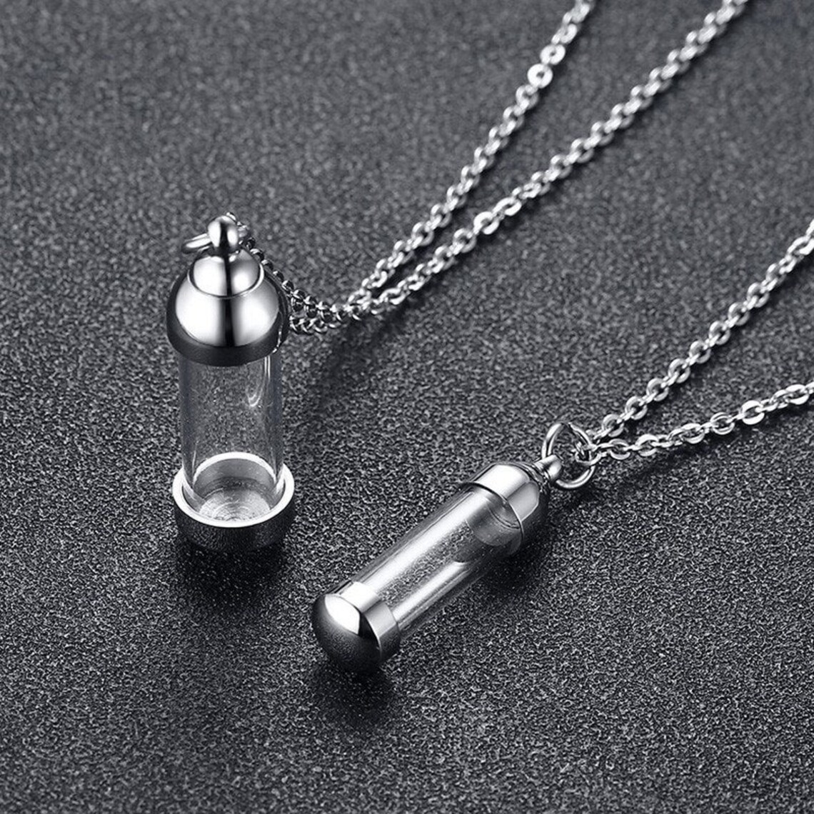 Stash Necklace Vial Necklace Cremation Necklace Secret | Etsy
