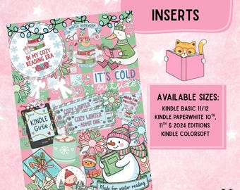 デジタルKindleインサート - Winter Bookish