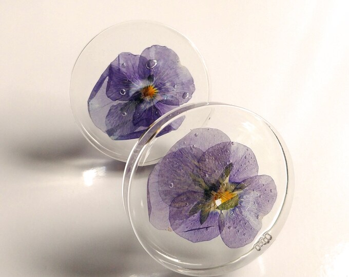 Floral knobs home decors & pressed flowers von POLNO auf Etsy