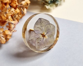 Vintage cabinet knob with flowers, Furniture handles for floral interior, Crystal drawer pull for new home owner gift