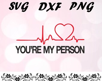 Youre My Person Svg Etsy