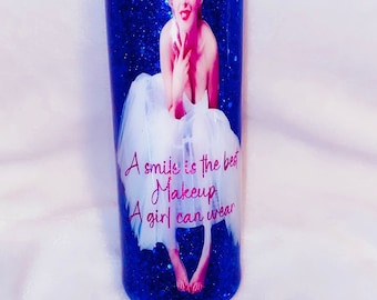 Marilyn Monroe Ballerina Glitzer Becher