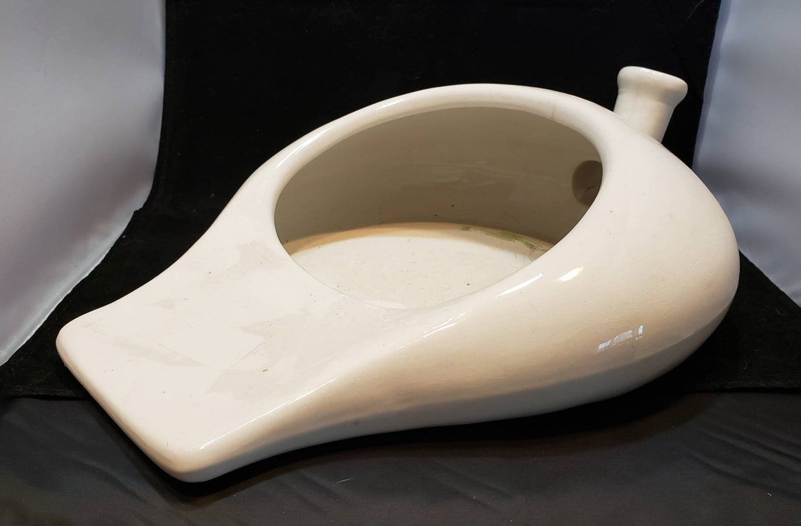 Decorative Antique pre 1900 Ceramic Bedpan/urinal. Etsy