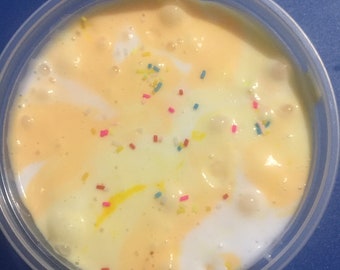 Candy corn slime