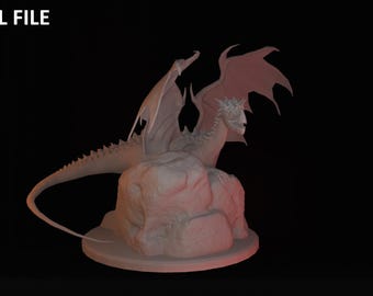 Drache für 3D Druck | Digitale Datei eines Drachen als Download für den 3D Drucker