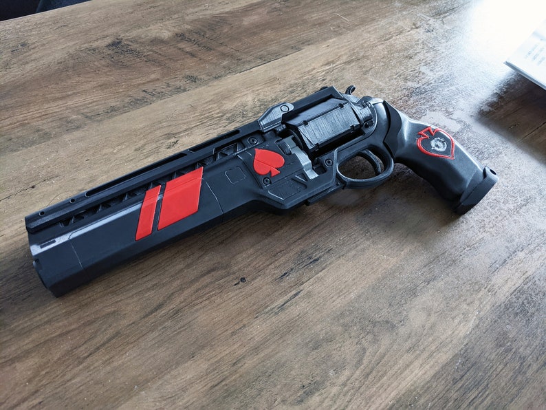 Last Hand Ace of Spades Exotic Hand Cannon Replica Rotating Etsy UK