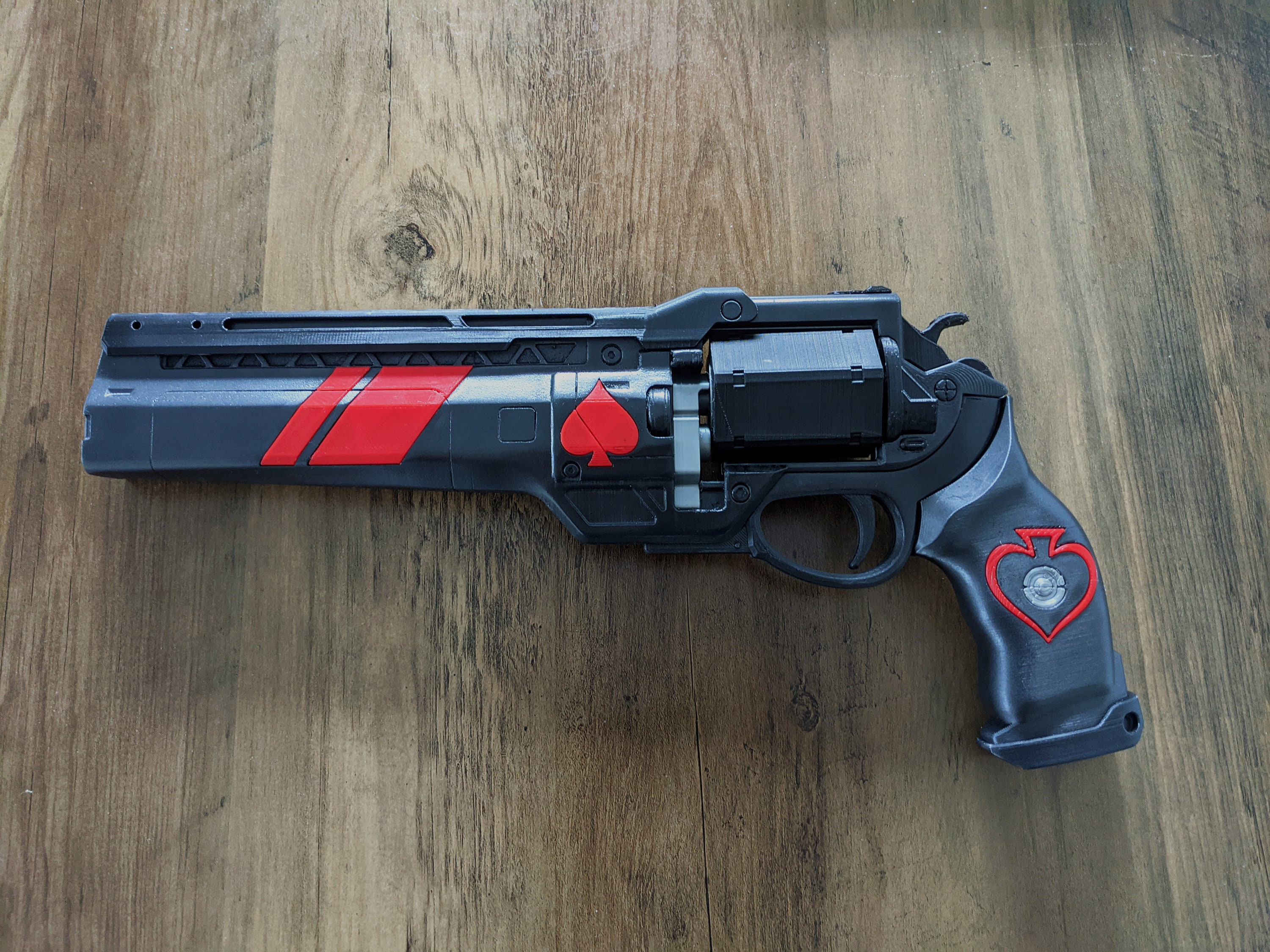 Last Hand Ace of Spades Exotic Hand Cannon Replica Rotating Etsy UK