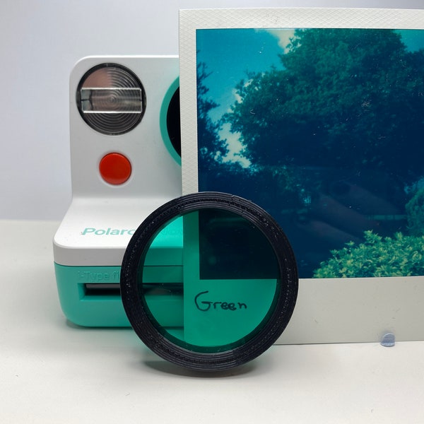 Polaroid Now Green Lens Filter | Camera Accessory