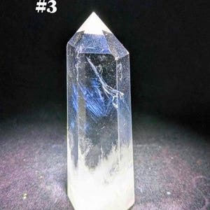 Angel feather Quartz - Madagascar Blue Angel Feather Quartz - Angel Phantom Quartz - Blue Feather Quartz- Blue Needle Quartz Tower