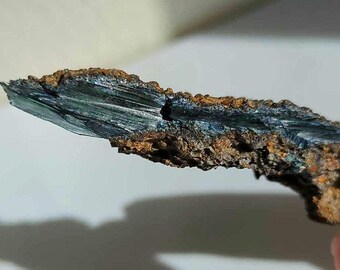 Natural Vivanite - raw stone inclusion