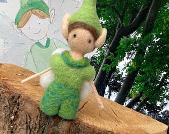 Felted Elf/Pixie Tree Decoration